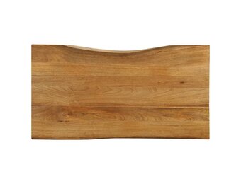 VidaXL Massief Houten Tafelblad Natuurlijke Rand - 120x60cm - 29% Korting