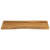 VidaXL Massief Houten Tafelblad Natuurlijke Rand - 120x60cm - 29% Korting