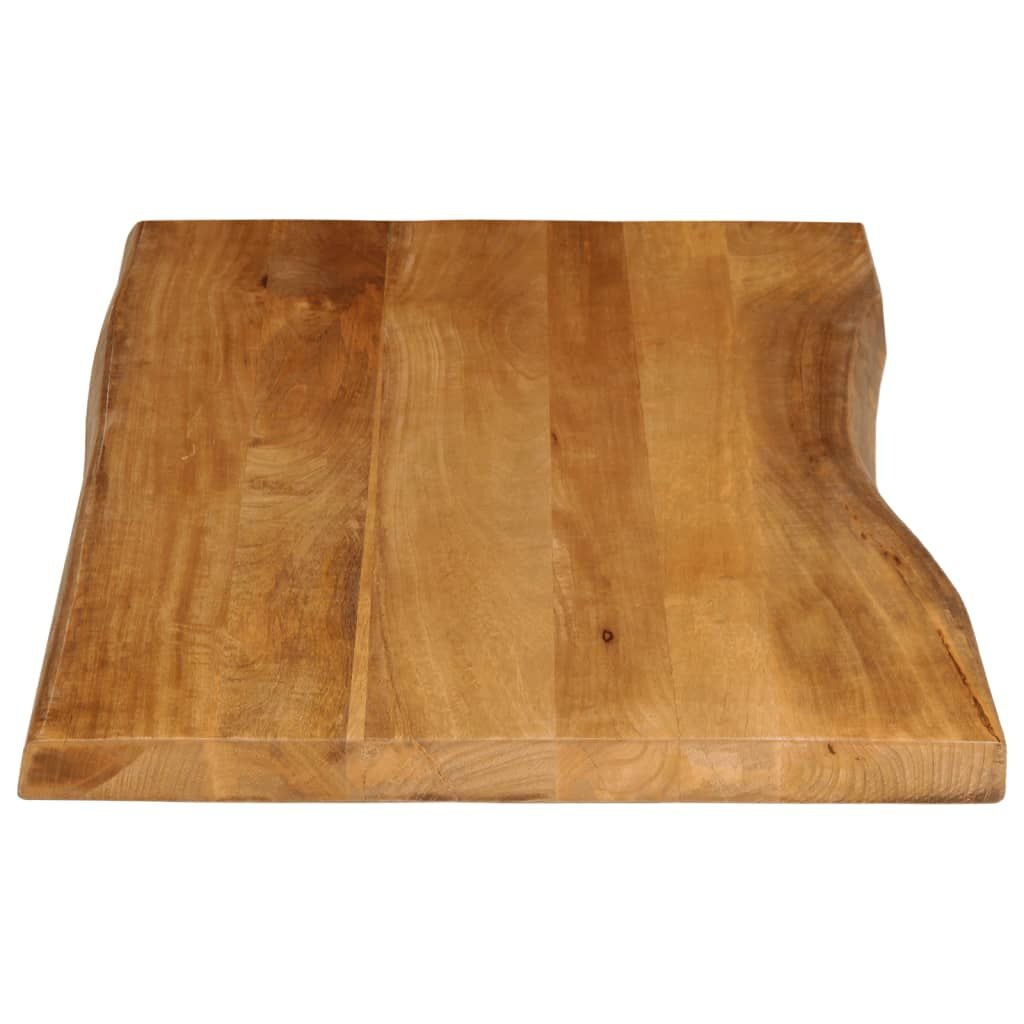 VidaXL Massief Houten Tafelblad Natuurlijke Rand - 120x60cm - 29% Korting
