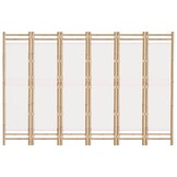 VidaXL Kamerscherm - 6 Panelen Bamboe & Canvas (54% Korting)