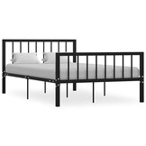 vidaXL Metalen Bedframe Zwart 120x200 cm - 41% Korting!