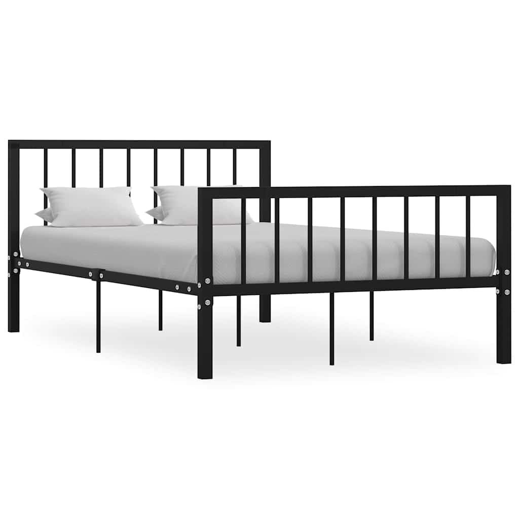 vidaXL Metalen Bedframe Zwart 120x200 cm - 41% Korting!