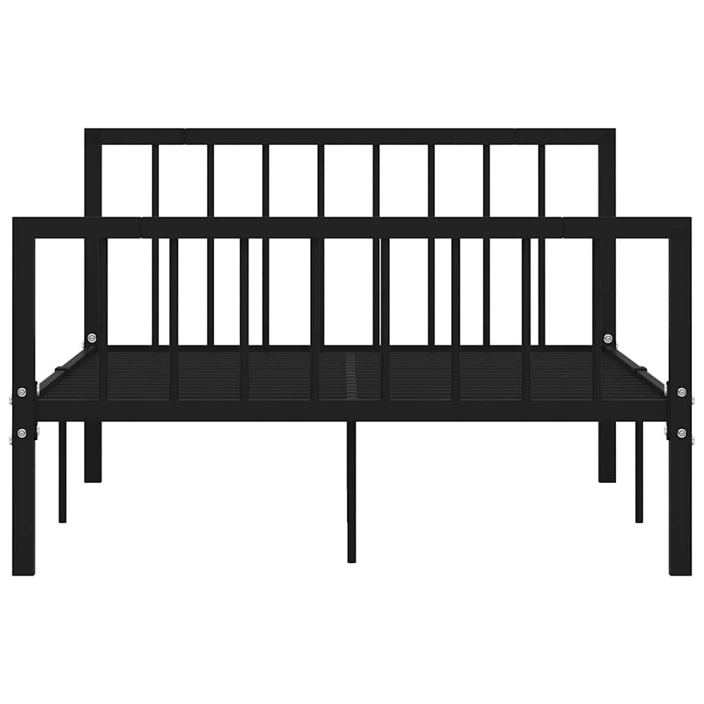vidaXL Metalen Bedframe Zwart 120x200 cm - 41% Korting!