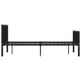vidaXL Metalen Bedframe Zwart 120x200 cm - 41% Korting!