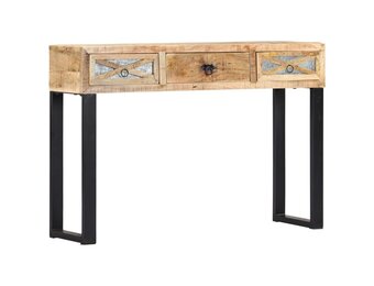 vidaXL Wandtafel Massief Mangohout 110x30x76 cm - 34% Korting