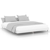 vidaXL Bedframe Hoogglans Wit 160x200 cm - 34% Korting