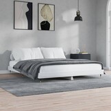 vidaXL Bedframe Hoogglans Wit 160x200 cm - 34% Korting