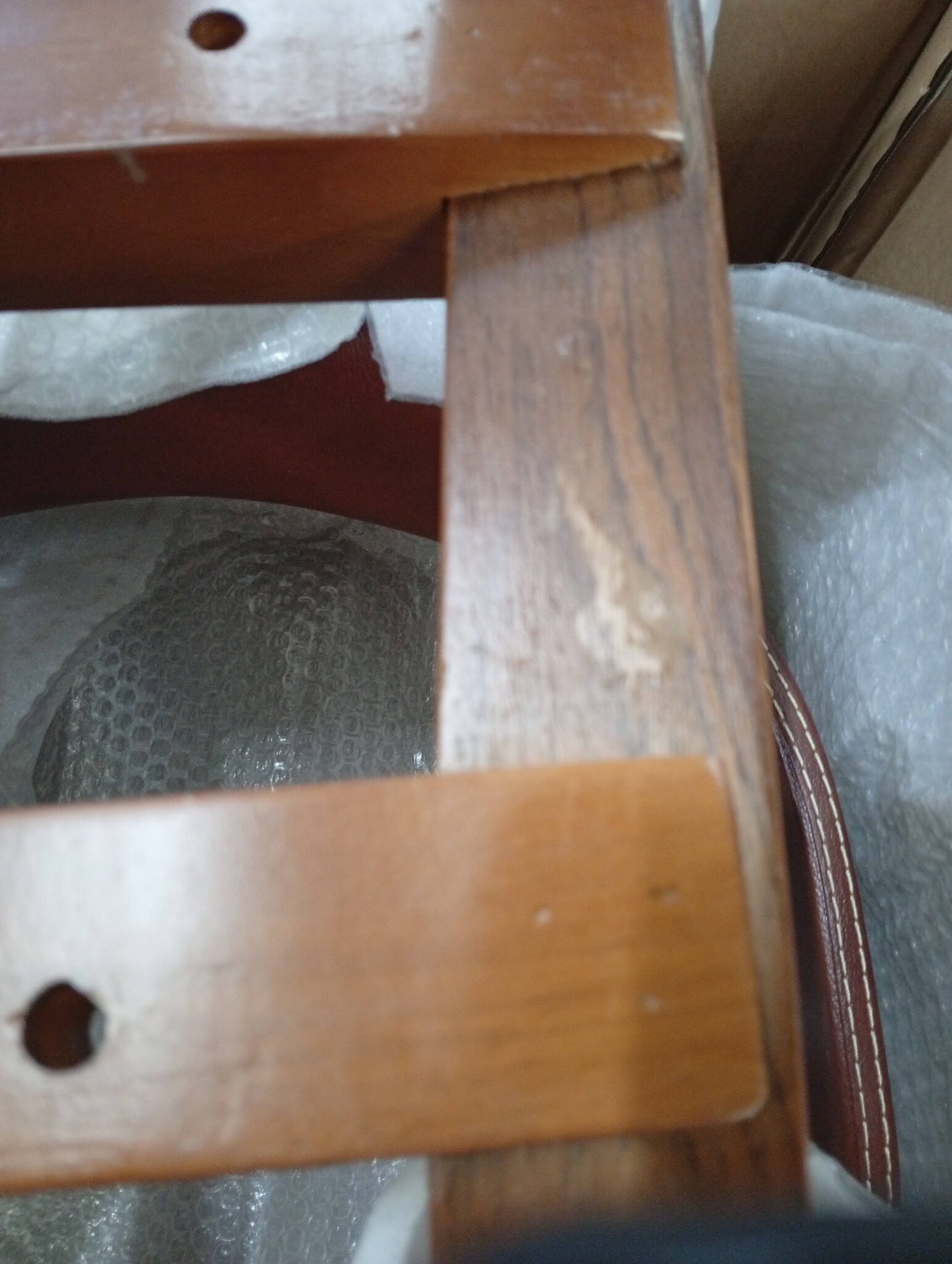 Eetkamerstoel Bruin Kunstleer & Gebogen Hout - 59% Korting!