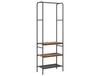 vidaXL Kledingrek met planken - 32% Korting!