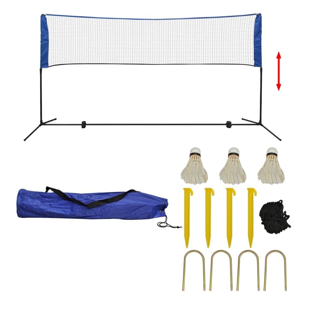 vidaXL Badminton Net Set (300x155 cm) - 28% Korting