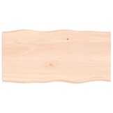 VidaXL Eikenhouten Tafelblad Natuurlijke Rand (100x50cm) - 28% Korting!