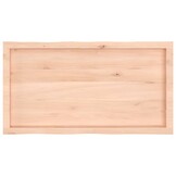 VidaXL Eikenhouten Tafelblad Natuurlijke Rand (100x50cm) - 28% Korting!