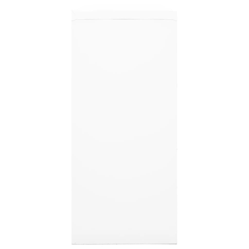 VidaXL Roldeurkast 90cm Staal Wit - 59% Korting!