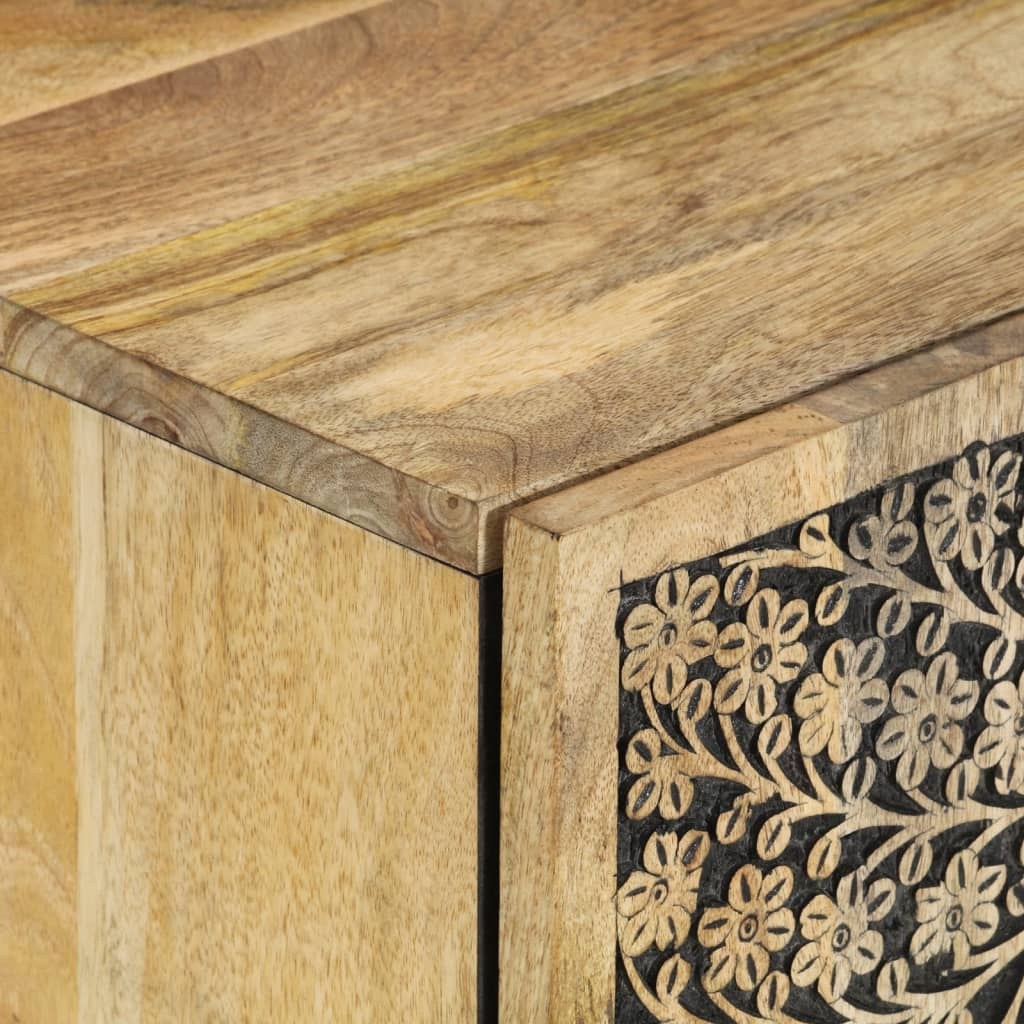 VidaXL Wastafelkast Massief Mangohout - 62x33x58 cm - Nu 34% Korting!