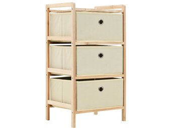 VidaXL Opbergmeubel Cederhout met 3 Manden - Nu 29% Korting!