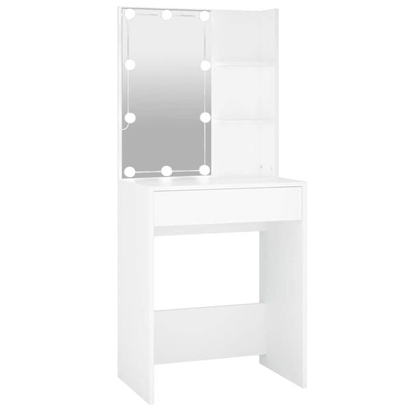 VidaXL Kaptafel Wit met LED 54% Korting - Snel! (1 stuks)