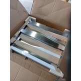 VidaXL 2-laags Wandschap RVS Zilver (50x40x48cm) - 56% Korting!