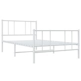 VidaXL Wit Metaal Bedframe 90x190cm - 32% Korting