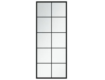 VidaXL Wandspiegel Metaal Zwart 100x40cm - 27% Korting!