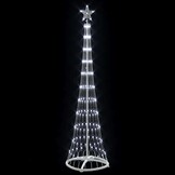 vidaXL Kerstboom LED Koudwit 190cm - 32% Korting