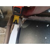 vidaXL Wandtafel inklapbaar 100x60x56 cm bewerkt hout zwart