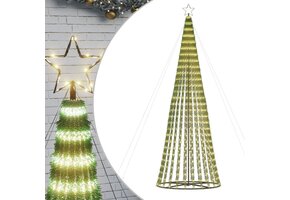 vidaXL LED Kerstboom 300 cm - 688 LEDs Warm Wit - 40% Korting