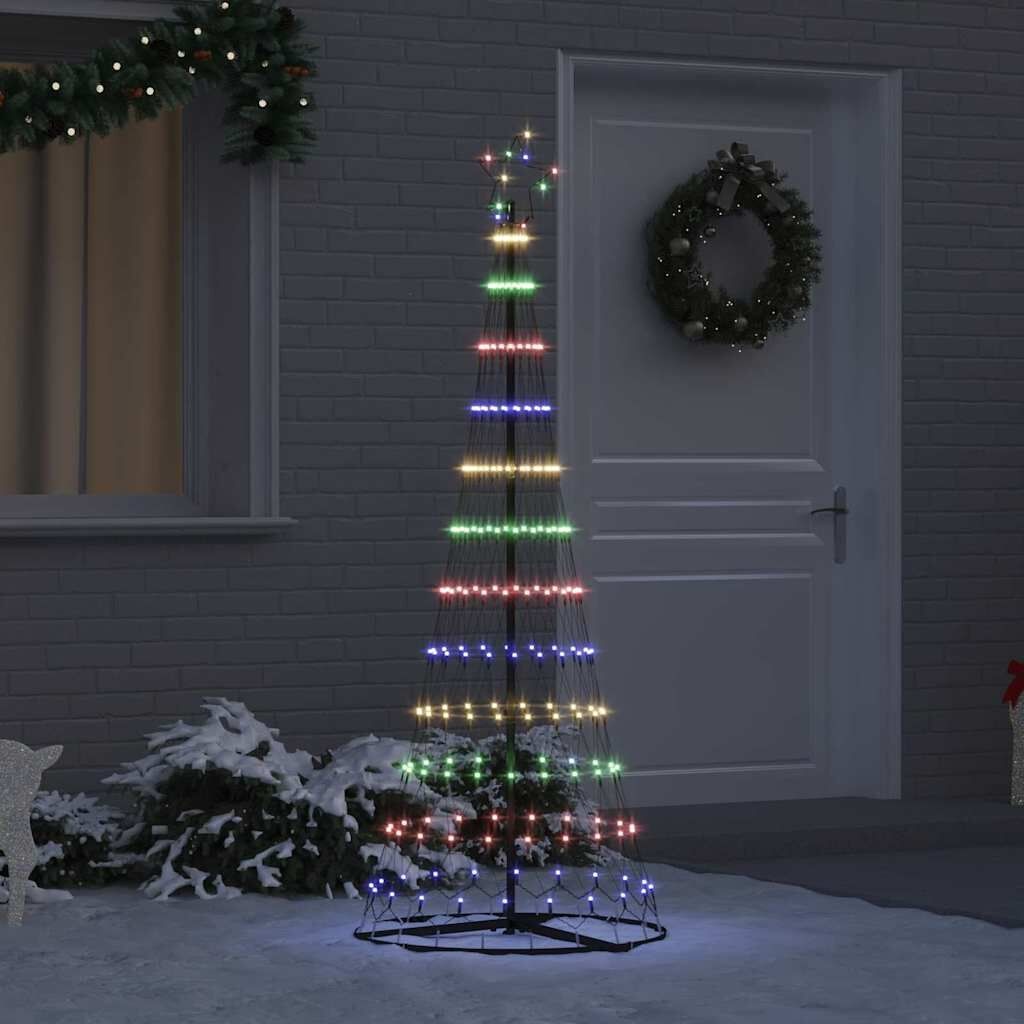 vidaXL LED Kerstboom Multikleur - 45% Korting