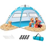 Draagbare Strandtent met UV50+ Bescherming (44% Korting!)