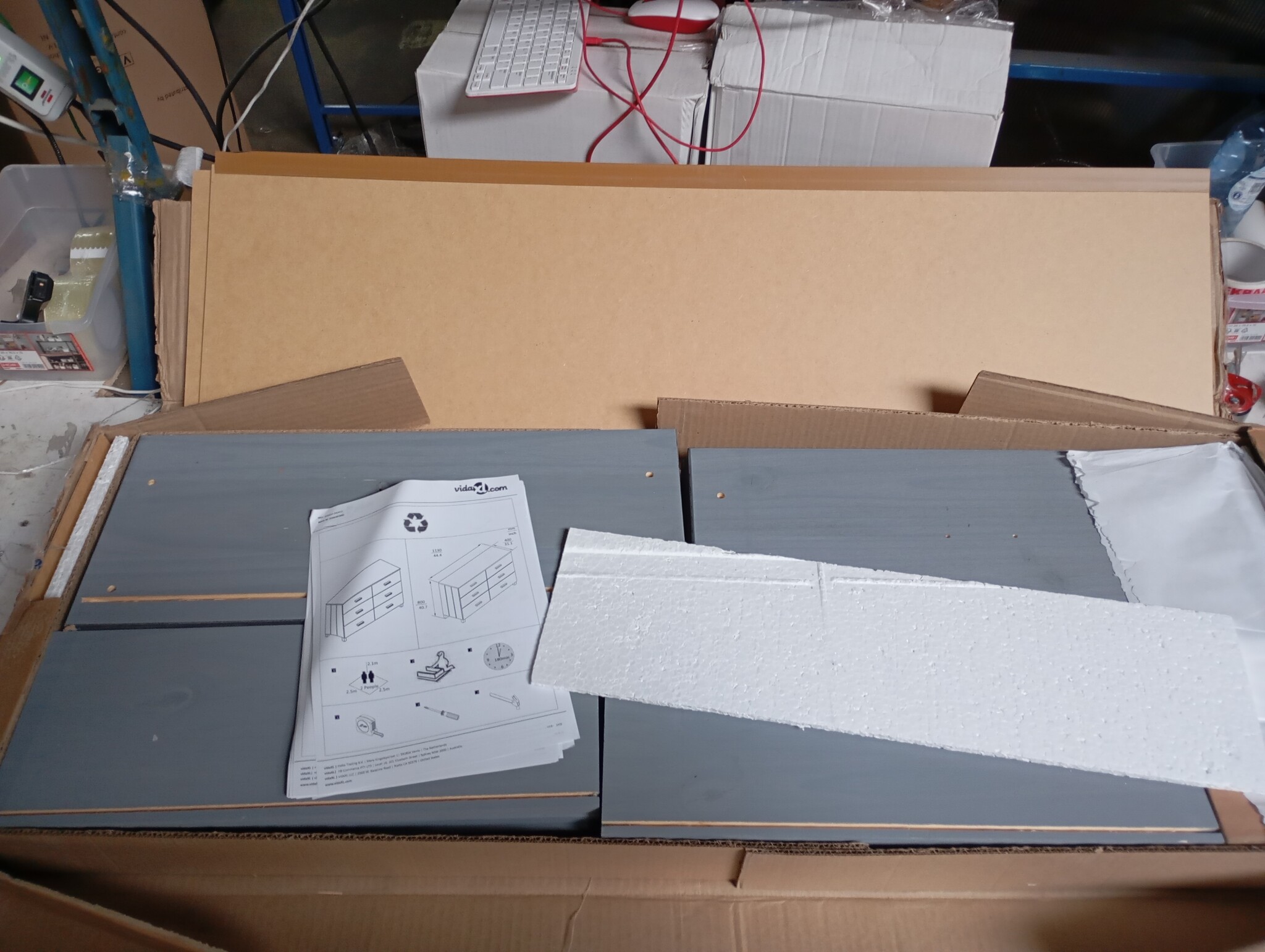 vidaXL Kattenkrabpaal met sisal krabpalen 65 cm pootafdrukken grijs