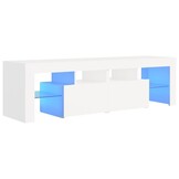 vidaXL TV-meubel Wit met LED | 67% Korting