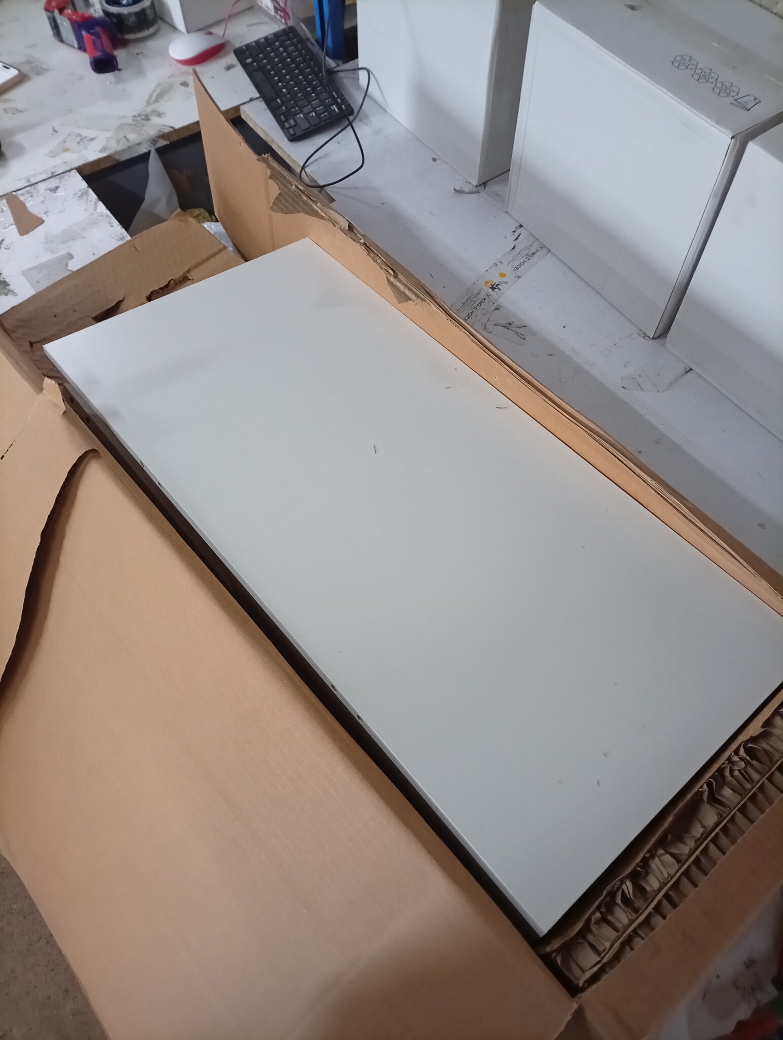vidaXL TV-meubel Wit met LED | 67% Korting