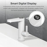 Elektrische Directe Warmwaterkraan Badkamer - Digitaal, Wit (47% Korting!)