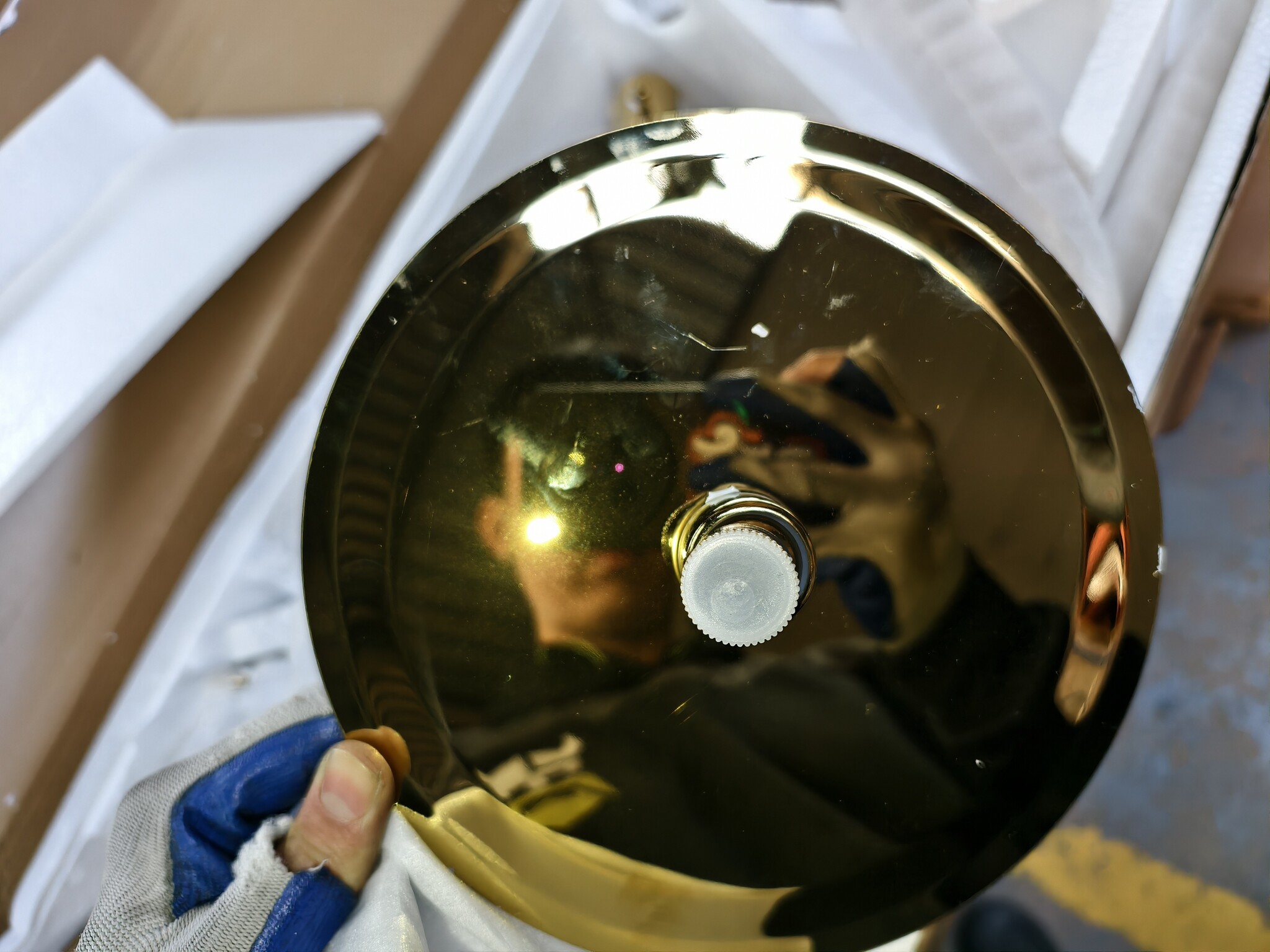 Regendoucheset Goud Thermostaatkraan 25cm - 39% Korting!