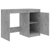 VidaXL Bureau Betongrijs - 100x50cm | 33% Korting