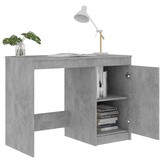 VidaXL Bureau Betongrijs - 100x50cm | 33% Korting