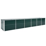 vidaXL Verhoogde Plantenbak 480x80x77 cm Groen - 59% Korting!