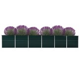 vidaXL Verhoogde Plantenbak 480x80x77 cm Groen - 59% Korting!