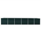 vidaXL Verhoogde Plantenbak 480x80x77 cm Groen - 59% Korting!