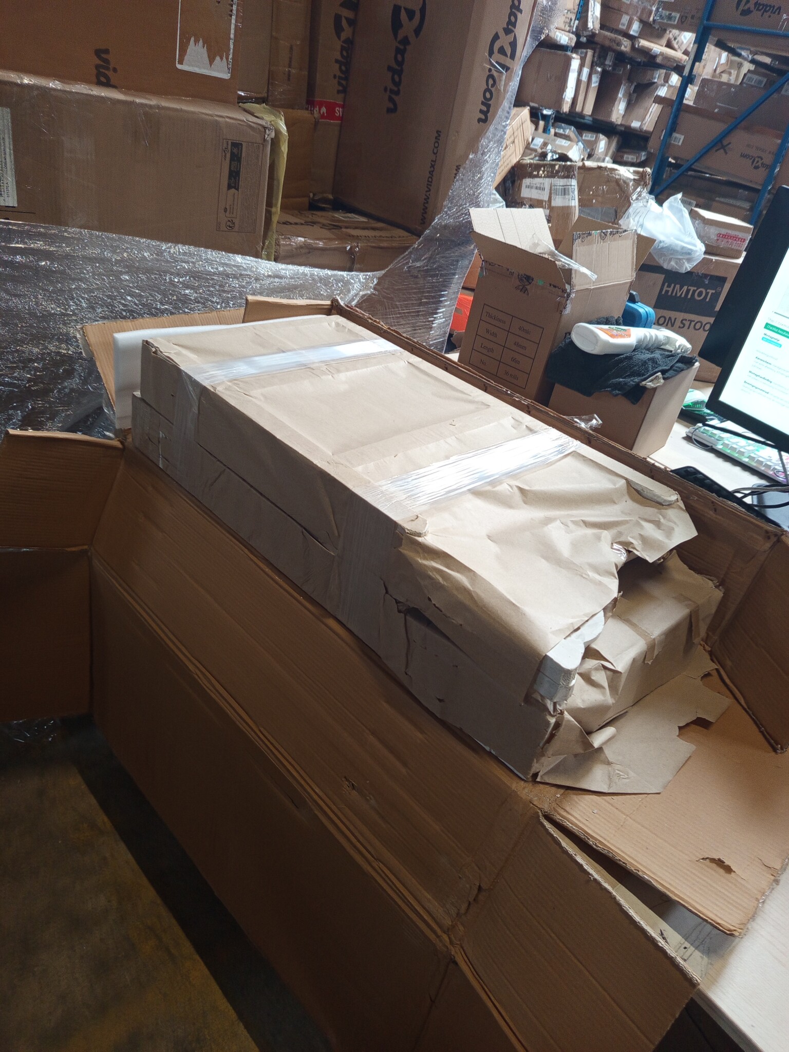 VidaXL Kamerscherm 160x165cm Mangohout Wit | 54% Korting