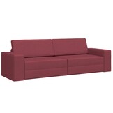 VidaXL Vloersofa Bed Wijnrood - 35% Korting!