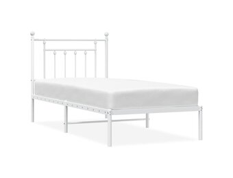VidaXL Bedframe Metaal Wit 90x190 - 32% Korting!
