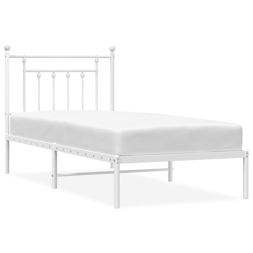VidaXL Bedframe Metaal Wit 90x190 - 32% Korting!