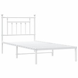 VidaXL Bedframe Metaal Wit 90x190 - 32% Korting!