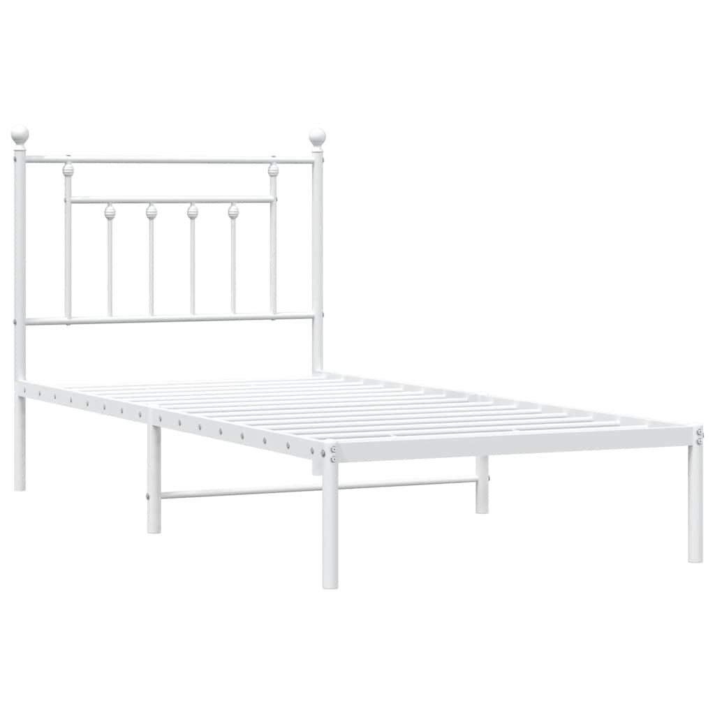 VidaXL Bedframe Metaal Wit 90x190 - 32% Korting!