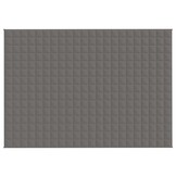 vidaXL Verzwaringsdeken 7 kg - 155x220 cm - Grijs - Nu 27% Korting!