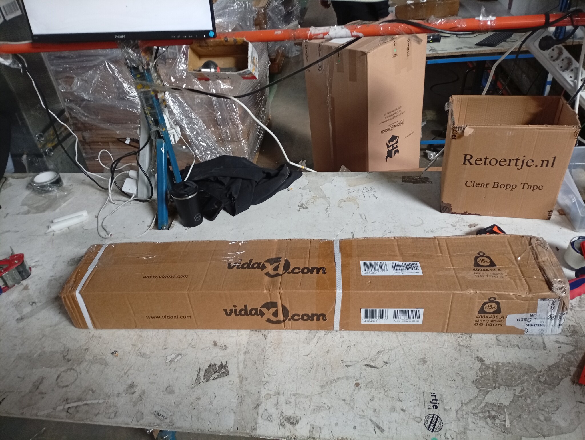 vidaXL Uittrekbaar Windscherm - 160x500 cm Terracotta (54% Korting)