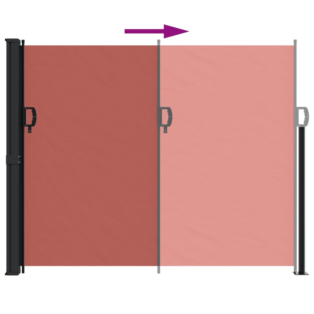 vidaXL Uittrekbaar Windscherm - 160x500 cm Terracotta (54% Korting)
