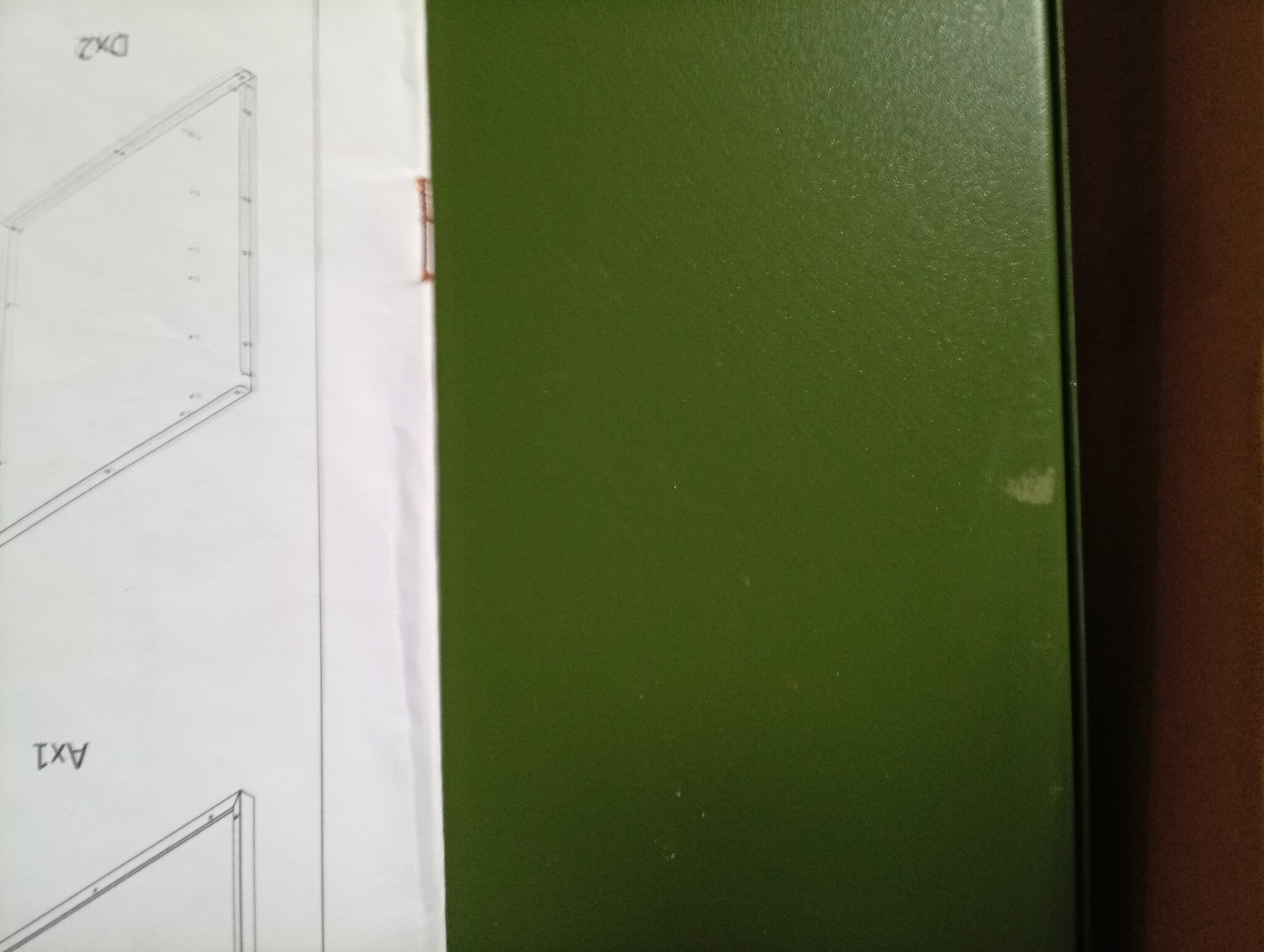 vidaXL Nachtkastje Olijfgroen Staal (35x39x43,5 cm) - 52% Korting