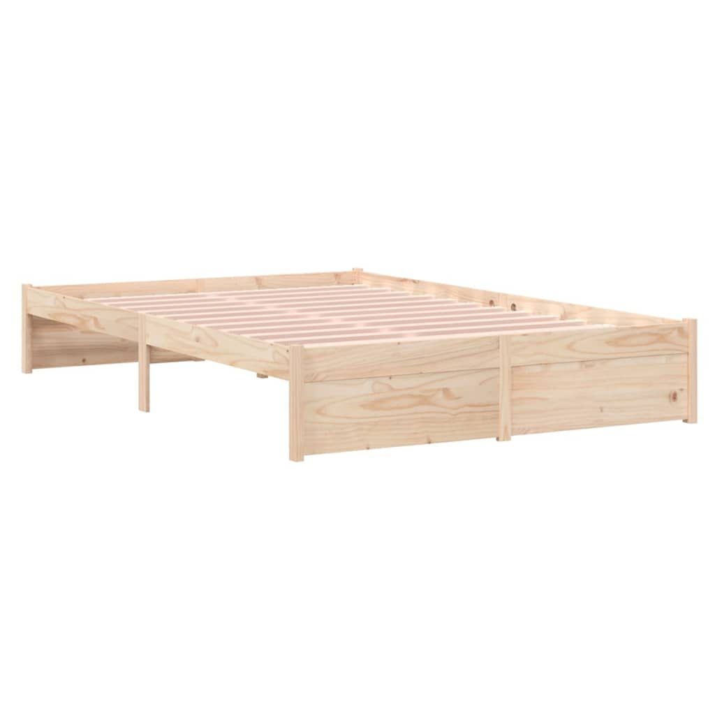 VidaXL Bedframe Massief Hout 120x200cm - 34% Korting