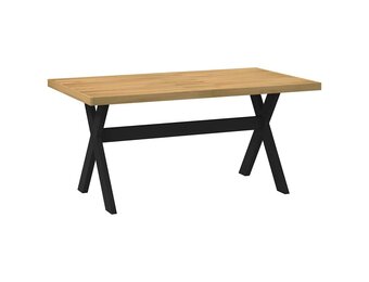 VidaXL Eettafel NOAIN - Massief Hout (160x90cm) - 54% Korting!